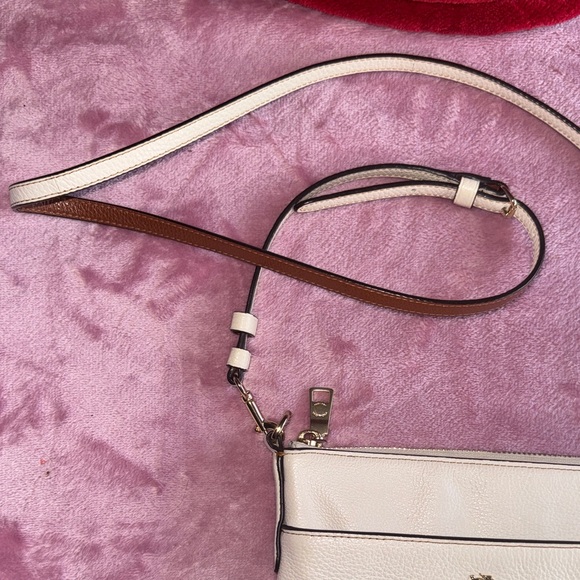 Coach Cream Crossbody Bag with Mickey Mouse Patch - Picture 8 of 16